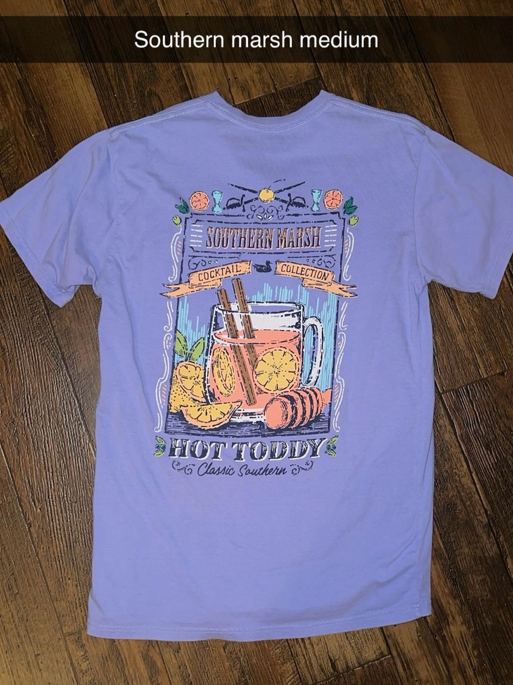 Southern Marsh Lavender Hot Toddy Graphic Short Sleeve Tee